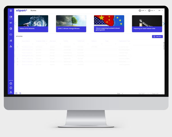 aSpark Modul Story aSpark Modul Story
