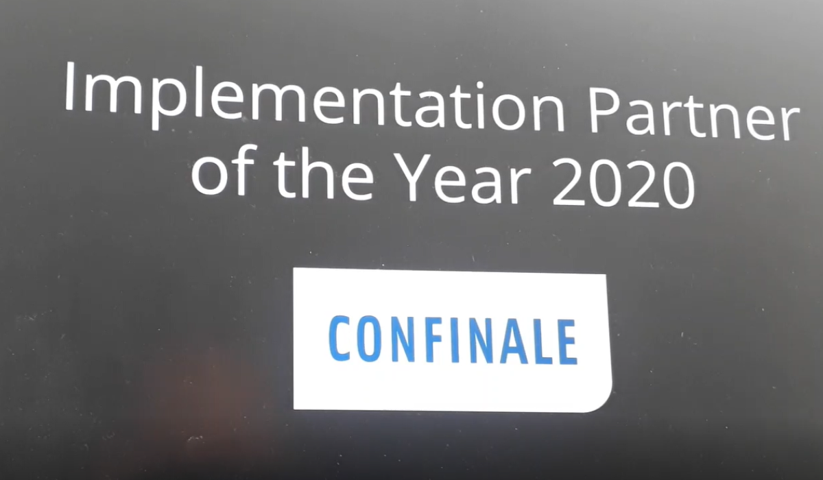 Avaloq Implementation Partner of the year 2020 - printscreen